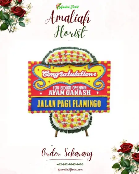 Sewa Papan Bunga Gorowong